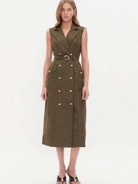 Aje NWOT BLAKE UTILITY MIDI DRESS